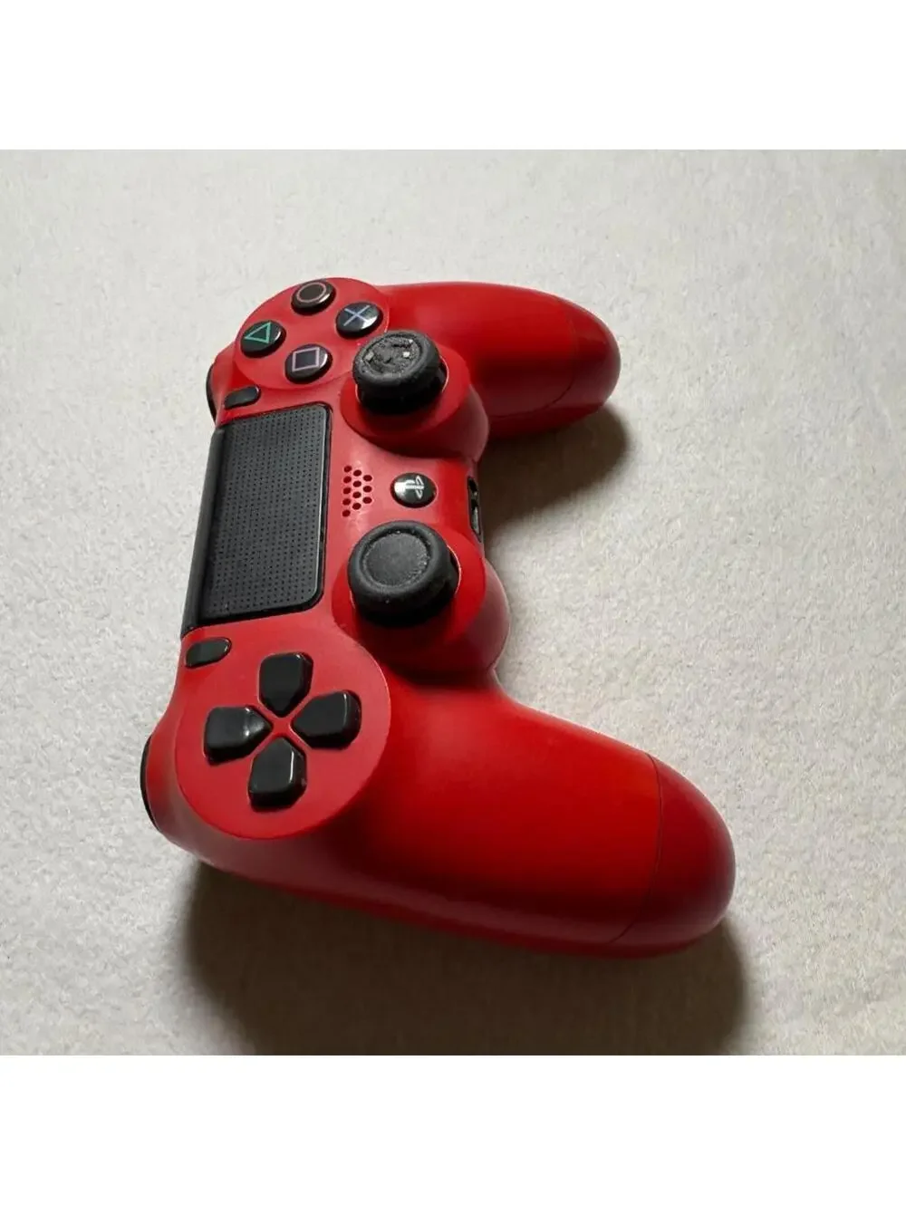 Sony DualShock 4 Wireless Controller PS4 Magma Red CUH-ZCT2U Worn Right